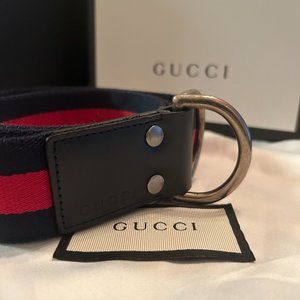 Gucci Bamboo Web Belt